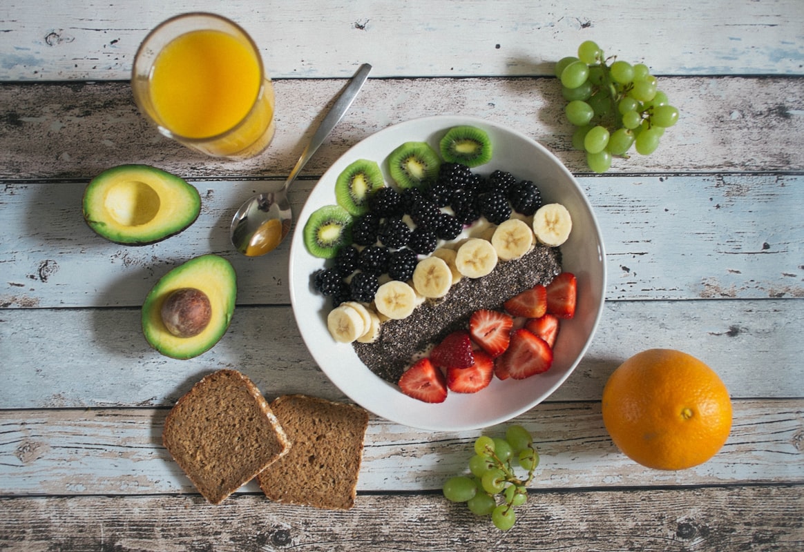 Nutrient-rich vegetables and healthy ingredients